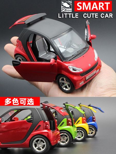 

children boy cute toy mercedes benz smart alloy car model fun simulation reverberation sound and light
