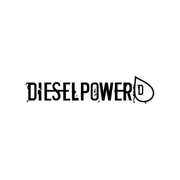 

15.5cm*3.3cm fashion diesel power high-quality graphical decal vinyl car sticker c11-0649