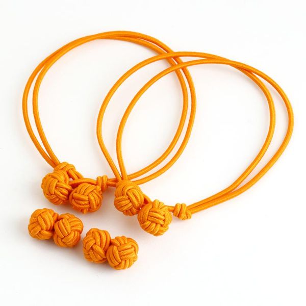 

charm bracelets jelmoons s4 for women yellow rope chain elastic trendy bracelet and silk knot cufflinks, Golden;silver