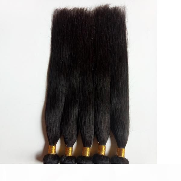 

peruvian brazilian staright human hair soft fashion beautiful european indian remy hair extensions wholesale in stock 8-30inch dhgate, Black