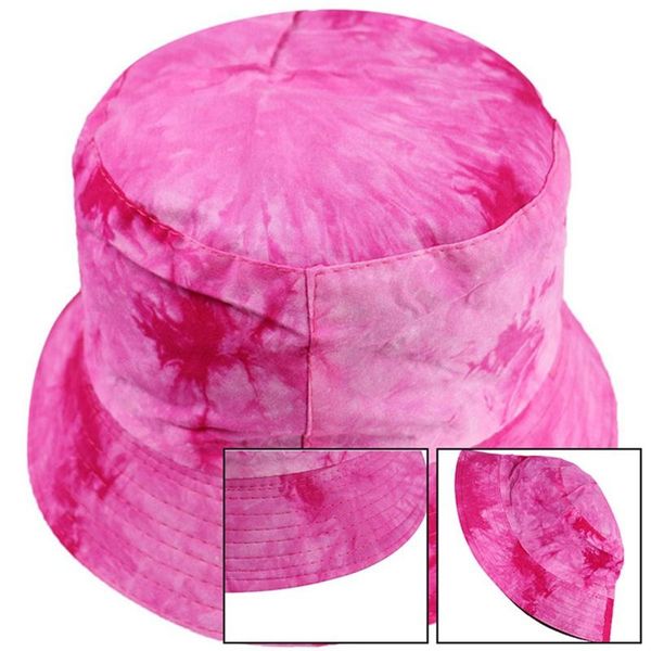 

1pcs Autumn Tie Dye Bucket Hat Fishing Caps Mens Womens, Blue;gray