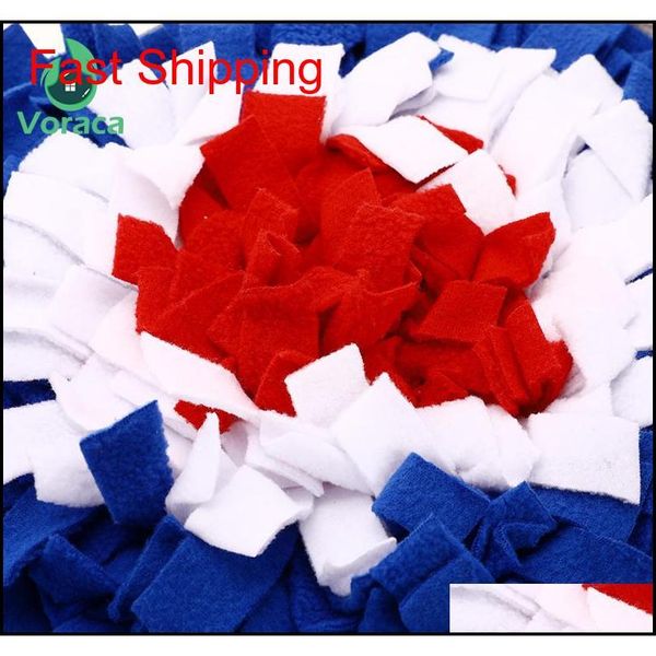 

74*50cm pet dog puzzle toys slow feeding food mat training foraging sniffing mat funny cat toys snuffelmat fee qylrdr bdesports