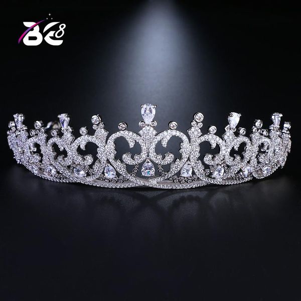 

быть 8 2020 новая роскошная любовь форма сердца женщины принцесса корона оголовье волос ювелирные изделия невеста принадлежности для волос h, Golden;silver