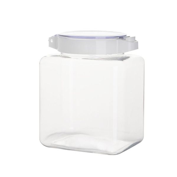 

storage bottles & jars kitchen transparent sealed jar grain spice nuts plastic container selling