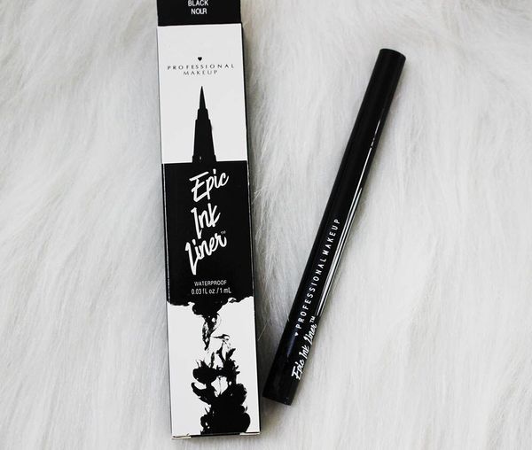 Дропшиппинг Epic Ink Liner, черный карандаш для подводки для глаз, жидкий макияж с головкой, черный цвет, подводка для глаз, водостойкая косметика, долговечная