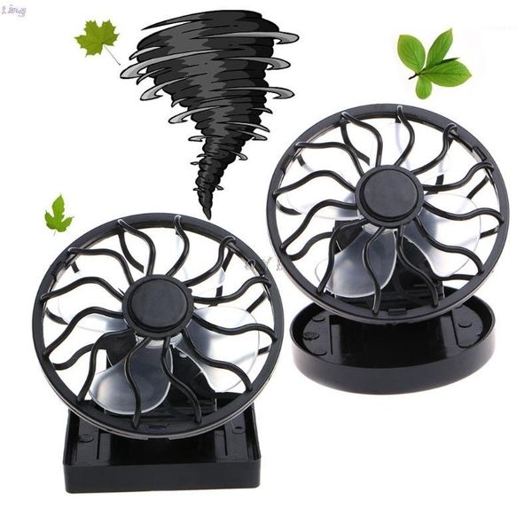 

mini clip-on solar fan direct sun panel powered portable summer cooling fan for travel camping fishing outdoors cooler1