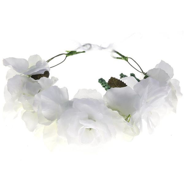

artificial flower crown headpiece women girls hair accessories for women flower wreath headband wedding party floral jlllmk