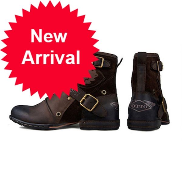 

2021 male zone autumn/winter leather genuine high ankle cotton-padded boots shoes size 39-46 w59o, Black