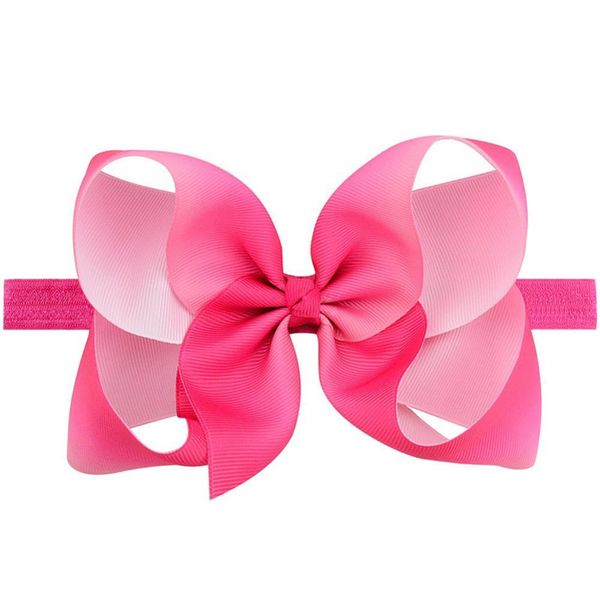 

12pcs/lot 6inch rainbow grosgrain colorful ribbon bow headband for kids boutique triangle arrow headwear hair accessories 786 q bbyymy
