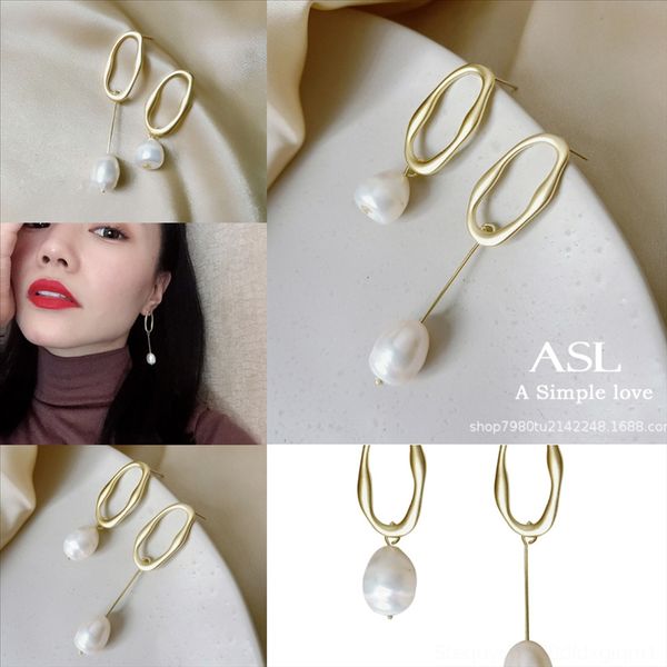 

rwo for bar geometric earring two cz paved pearl earring stud woman long minimal simple bar trendy women earring jewelry, Golden