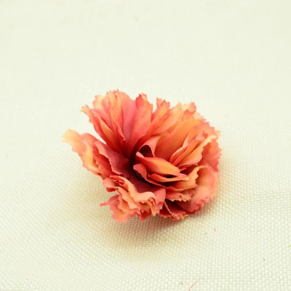 

5 шт. искусственные цветы рождественские украшения для дома свадебные аксессуары шелковые гвоздики поддельные растения diy подарки box брошь