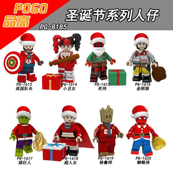

block toys christmas series superheroes building block man gurut harleen quinzel movie blocks 2020 selling educational toys gift of the