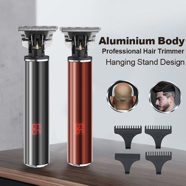 

professional hair clippers men t-blade beard trimmer barber grooming kit rechargeable cordless haircut machine1