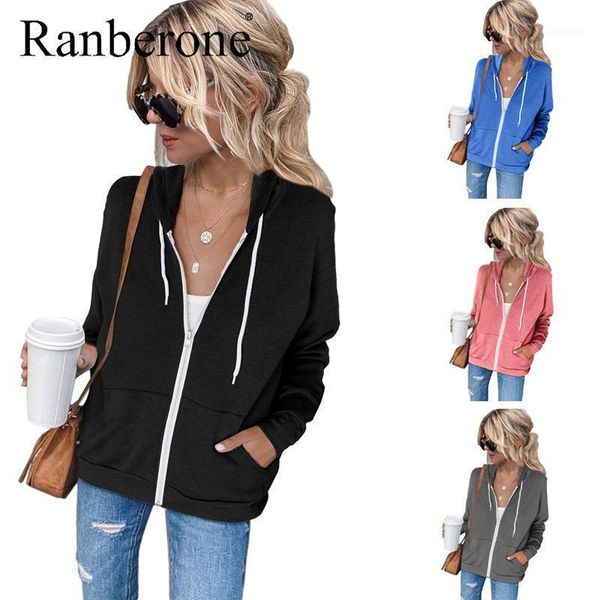 

running jackets women's tracksuit pocket sports jacket woman solid plus size hoodie yoga shirts zipper fitness gym long sleeves sp, Black;red