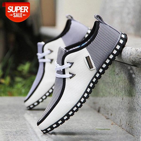 

casual shoes men sneakers 2020 new fashion breathable pu leather flats mans footwear men shoes tenis masculino #da5d, Black