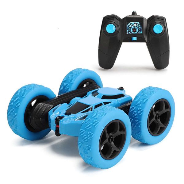 

car new stunt double tipper with light 2.4g remote control twist off road vehicle electric toys