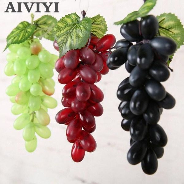 

artificial fruit plastic grapes simulation plant for home wedding party garden tree decorative fruit pgraphy props1