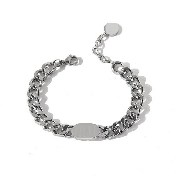 

vintage for woman golden luxury jewelry 2021 new korean gift simple temperament letter stainless steel chain punk, Black