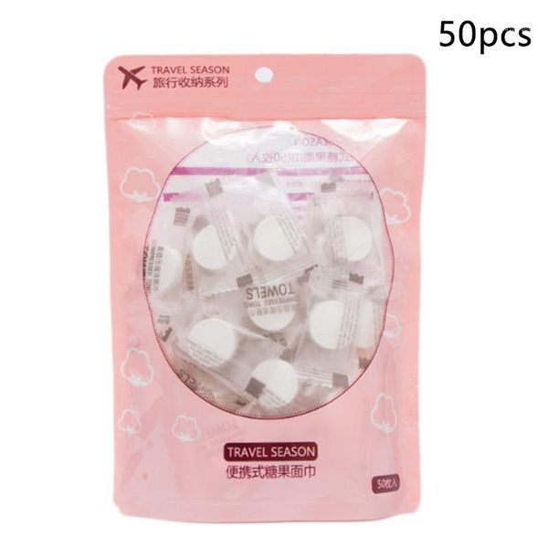 

50/100pcs mini skin friendly soft cotton compressed towel expandable wipe sports portable travel face care cleansing makeup1