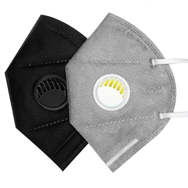 

facial antidust respirator retails with valve mask 2020 activated carbon masks grey black white