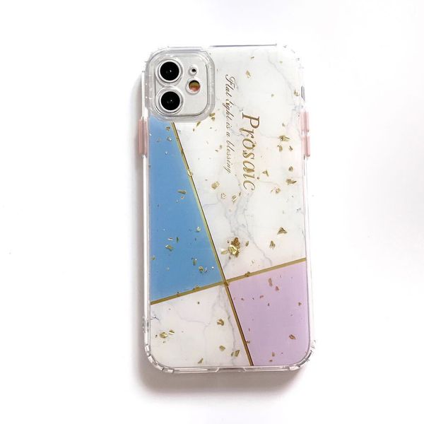 

new design personalized gold powder print shining glue back cover glitter acrylic tpu mobile phone case for iphone 11 pro max