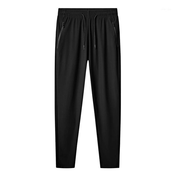 

men's pants new fashion summer quick dry trousers men plus size 6xl stretch thin pants male casual sportswear1, Black