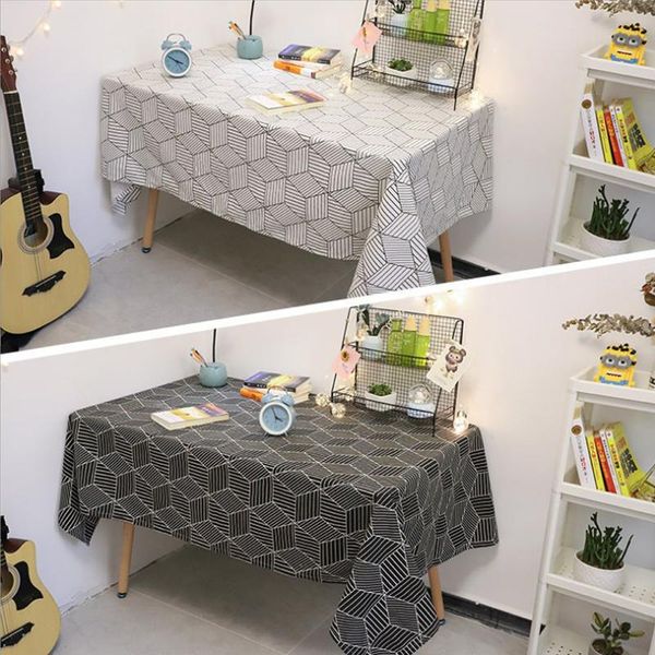 

table cloth modern minimalist cotton and linen tablecloths coffee shop home dust