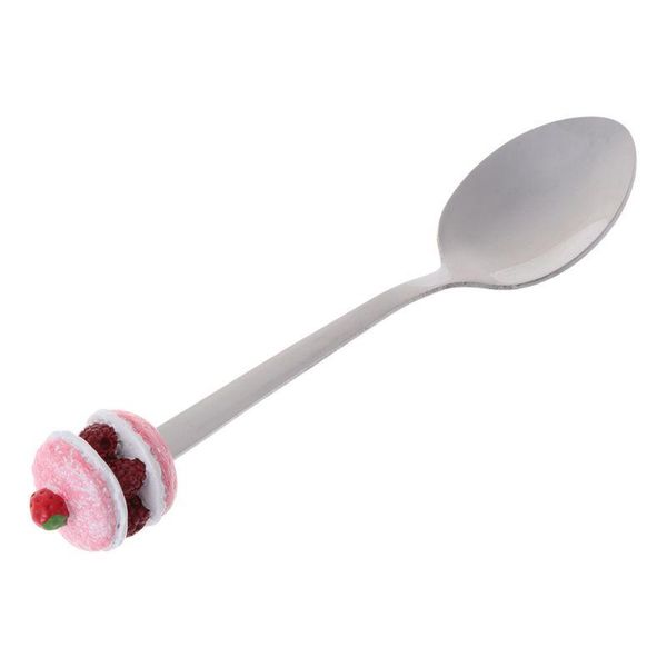 

spoons 2021 cute kids resin dessert cake ice cream stainless steel coffee teaspoon