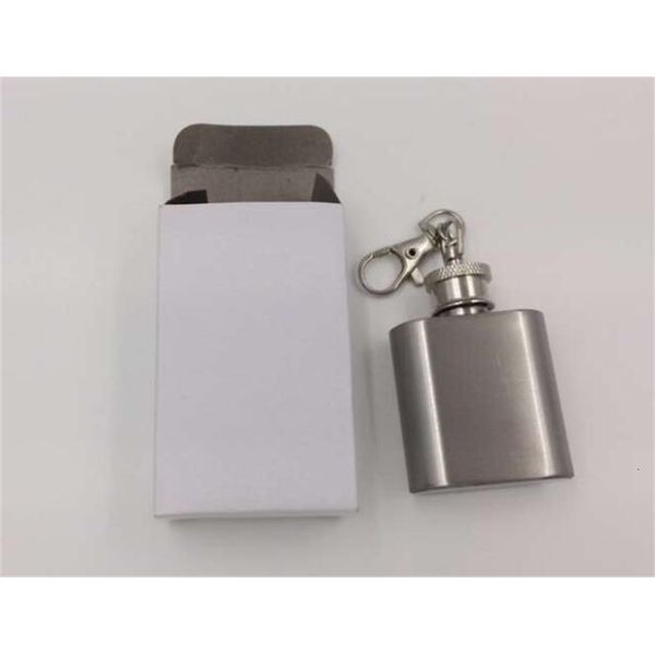 

keychain flask 1oz hip stainless steel mini portable party outdoor wine bottle with key chains