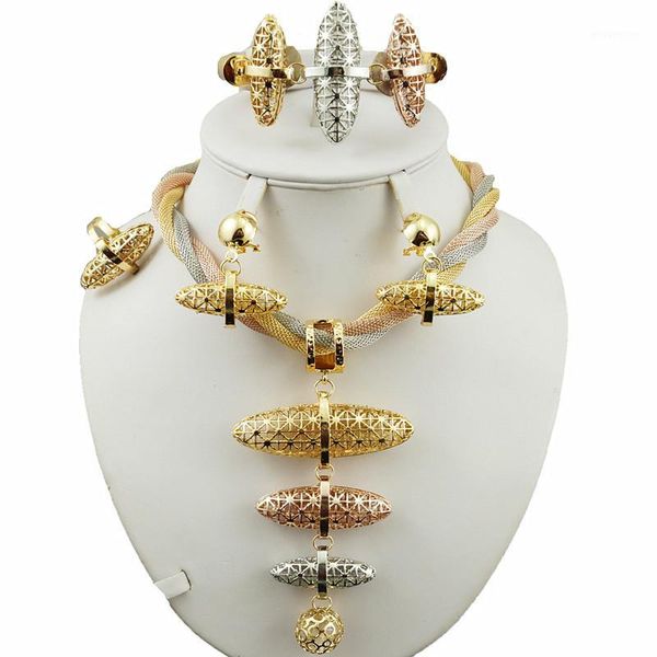 

bridal jewelry set super quality african big jewelry sets costume gold set women necklace wedding sets1, Silver