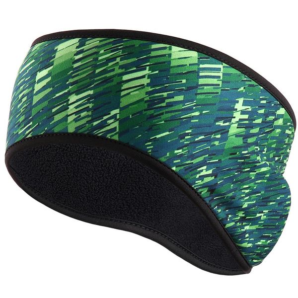 

winter warmer headband fleece running sweatband fitness bicycle yoga gymthermal ski head bandage sport hair sweat band men women wmtvhh, Black