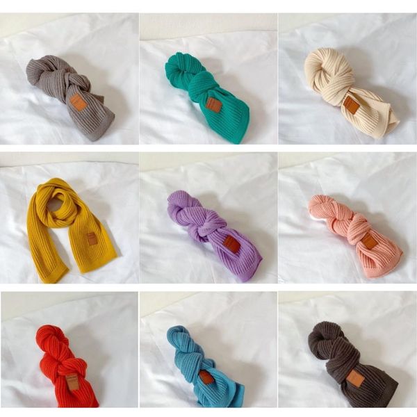 

new kids scarf autumn and winter all-match baby scarf mens kid child winter scarf womens kid child soft knitting bib wmtqza, Yellow