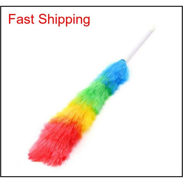 

microfiber dust multicolor feather duster anti static with long handle feather brush car cleaner househ qyloqy bbgargden