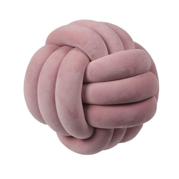 

soft knot ball cushions bed stuffed pillow home decor cushion ball plush throw