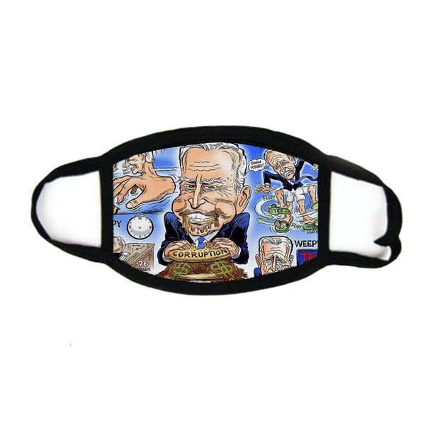 

factory joe trump face biden mask printed /kid ventilation cosplay party mouth cover washable reusable earloops masks owe1169