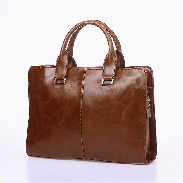 

classic woman men's briefcases leather business office computer lapbags vintage shoulder crossbody bags for men1