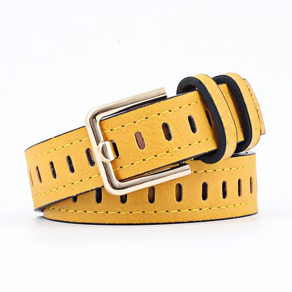

women belt gold no needle buckle casual slim pants belts fashion accessories will and sandy drop ship, Black;brown