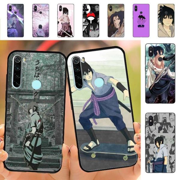 

1dwyinuoda animated naruto sasuke mobile case is redmi note 7 8 9 6 5 4 x pro 8t 5a