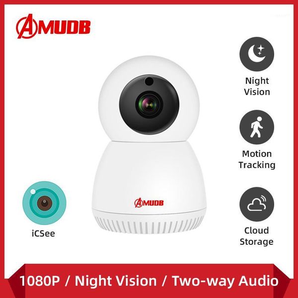 

cameras amudb 1080p ip camera wifi wireless mini smart home security cctv two-way audio baby monitor app icsee 1