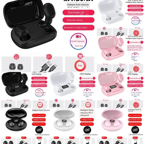 

dmhj tws headphone 5.0 bluetooth a6s headsets ture wirelessnoise cancelling sport waterproof earbuds for xiaomi huawei samsung wit