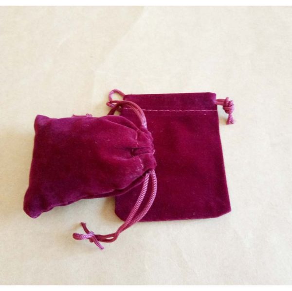 

4 шт. 7x9 10x12 цвет бархатные сумки ювелирные изделия подарочные сумки свадьба сумка древесина женщина украшения дисплей подарок упаковка с
