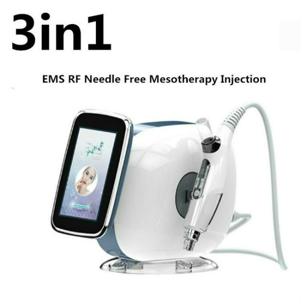 

lcd screen no needle meso therapy gun needle mesotherapy mesogun ems radio frequency rf lifting anti wrinkle skin rejuvenation machine
