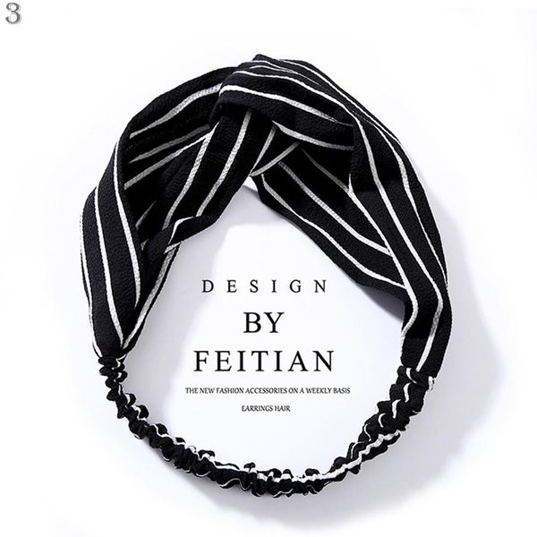 

korea style summer hairband women hair accessories vintage cross knot headband headwrap girls floral elastic knotted headwear q bbycqy