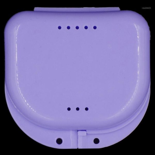 

false teeth appliance container storage boxes dentures cleaner denture bath storage box case caja1