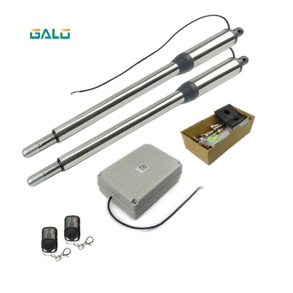 

fingerprint access control fast delivery retail stainless steel 24v double swing gate operator opener