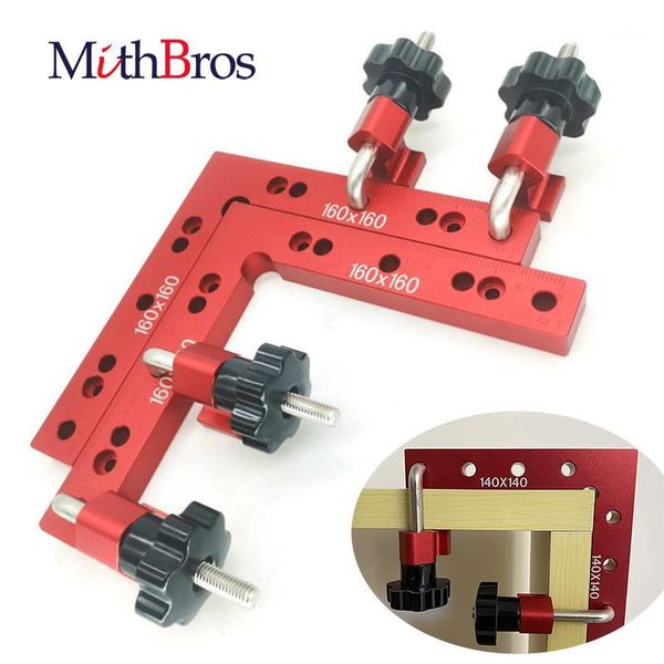 

90 degree positioning squares right angle clamps woodworking adjustable corner clamping ruler l-shaped fixture positioner clip1