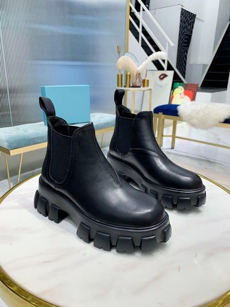 

2021 fashion women shoes martin boots ladies patent leather ankle boots high cloud dress boots black rubber soles, Black;red