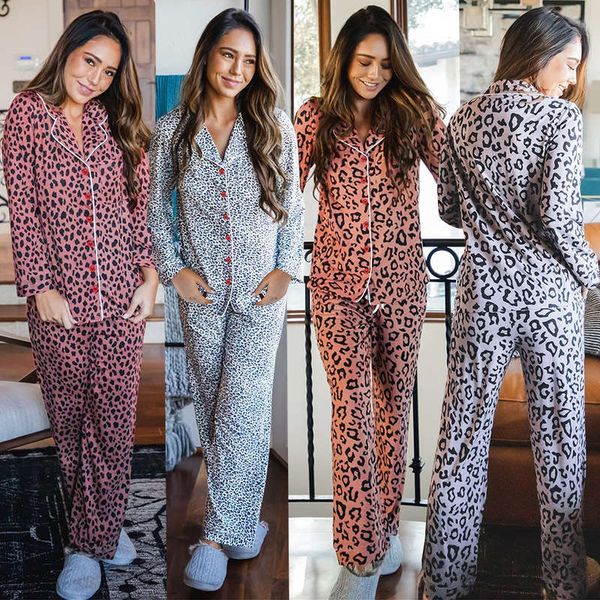 

autumn / winter 2020 new women's suit leisure sweater home wear pants two piece sports pajamas, Gray