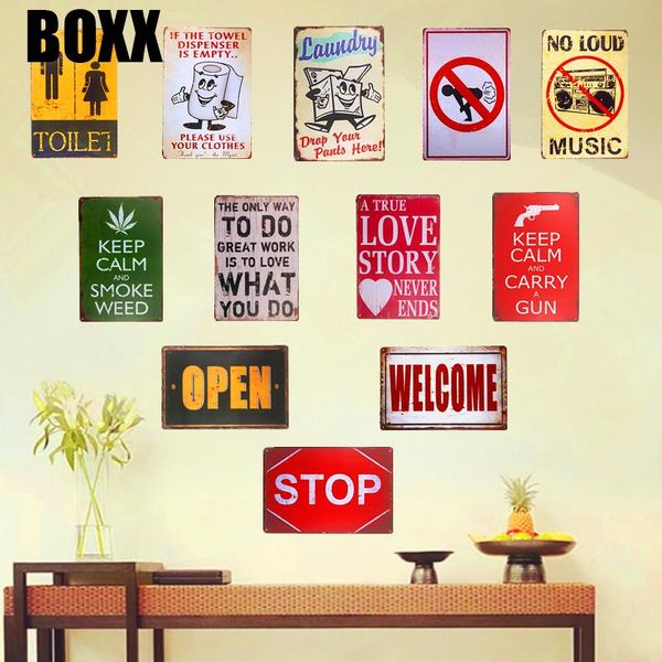 

shabby chic metal tin знаки туалет добро пожаловать бесплатно бесплатный wifi настенный плакат плакат ресторан кофе домой декор стены