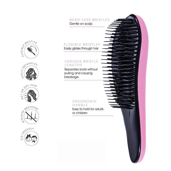

гребень для волос пушистый дехемы для волос для волос mastp massage gallbrush beal women salon hair styling tools sqccpz bdehair, Silver